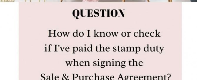 stamp duty for sale & purchase